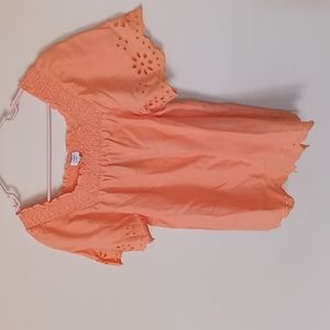 NWT Crown & Ivy XS Light Orange Top